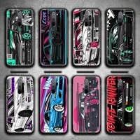 tokyo jdm drift sports car phone case for redmi 9a 9 8a 7 6 6a note 10 9 8 8t pro max k20 k30 pro