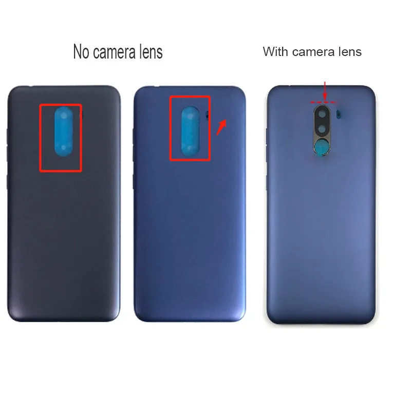 Крышка батарейного отсека для Xiaomi Pocophone F1 Poco задний корпус стеклянная задняя