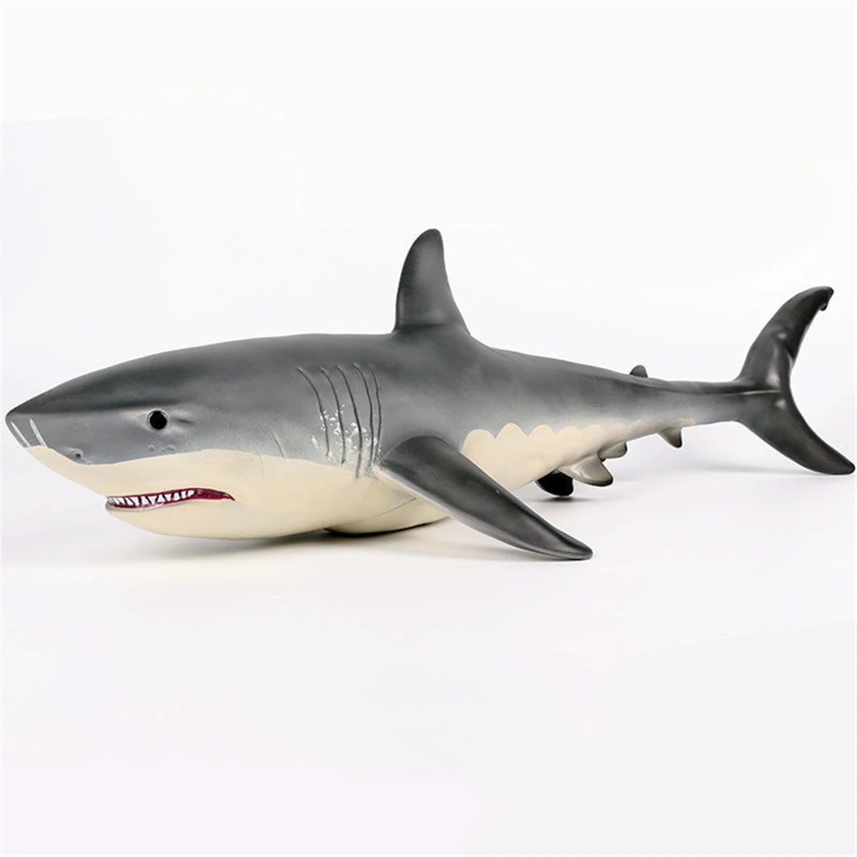 

19inch Children's Simulation Ocean Sea Life Animal Model Toy Great White Shark Whale Shark Model Educational Toy Animal Shark