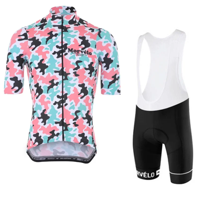 Новинка 2019 летний комплект велосипедных Джерси morвело дышащая Спортивная