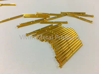 100 pcs pa125 q2 durable brass spring test probe metal spring probe length 33 35mm convenient and durable spring test probe