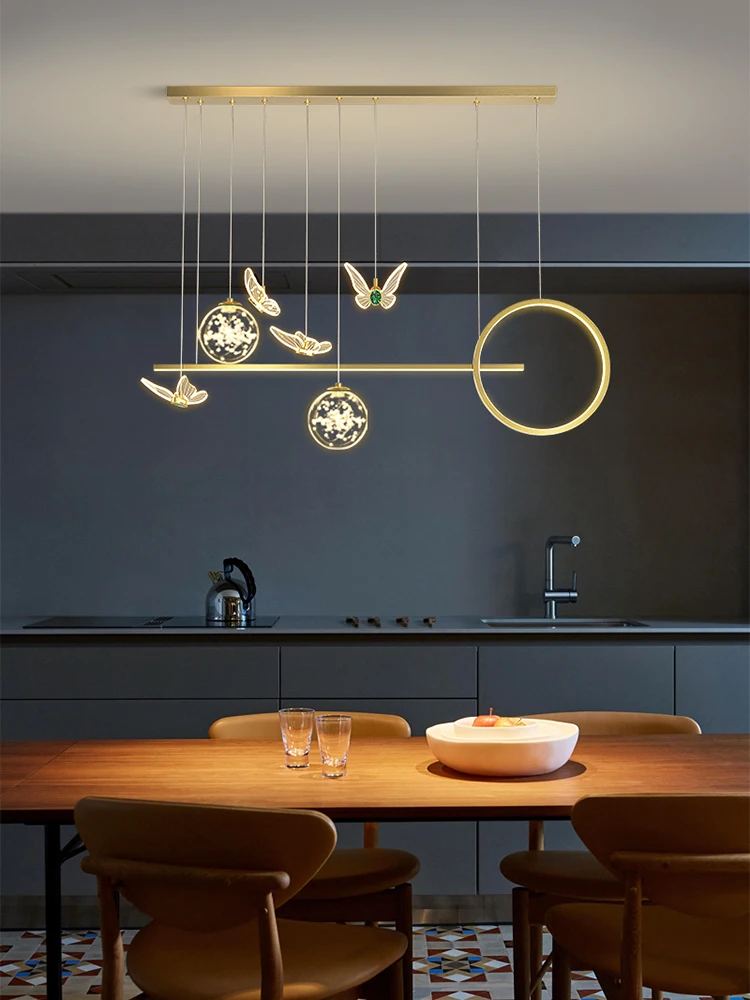 Online Lampadari Ristorante Design Senso Di Lusso Moderno E Semplice Nordic LED 52W Lampada A Sospensione Per Bar Sala Da Pranzo Lampadari