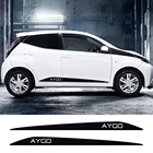 2 шт., длинные боковые полосы для Toyota AYGO