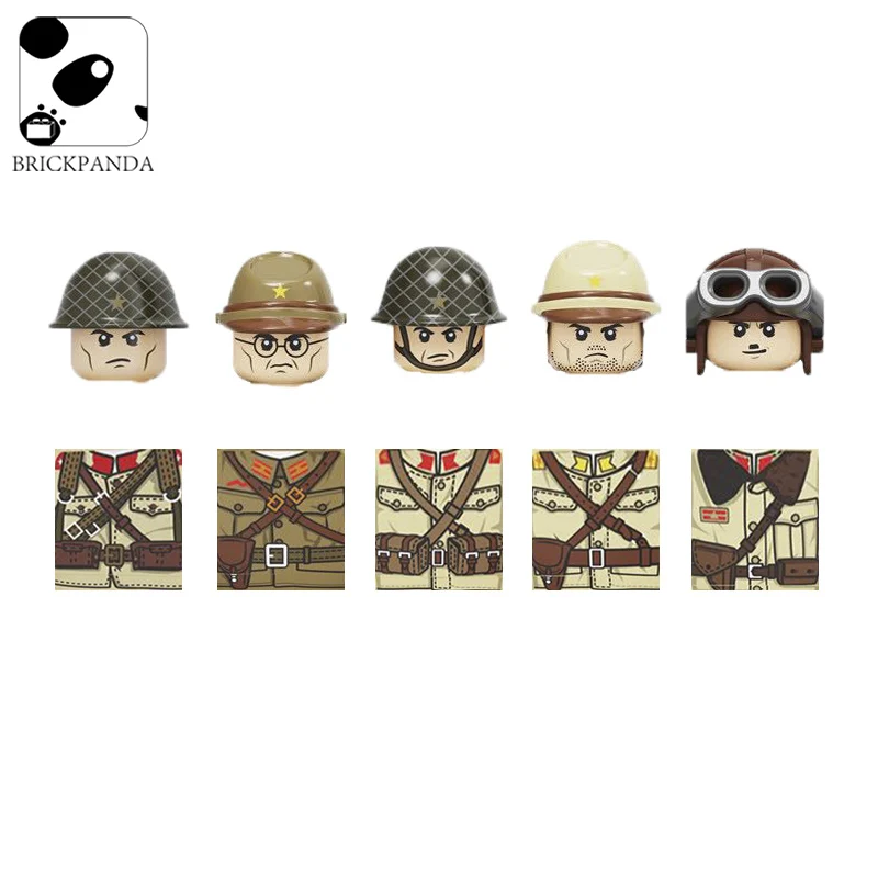 Конструктор Военные японские фигурки Второй мировой войны конструктор для