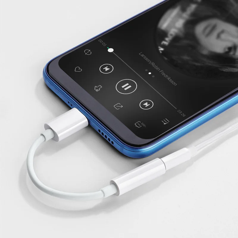 Кабель-переходник USB-C Type-C на разъем 3 5 мм для наушников аудиокабель Aux адаптер Xiaomi