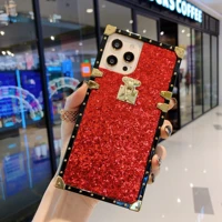 for samsung galaxy a1020304050708090 s a2131415171 luxury fashion bling shiny glitter square design back case cover
