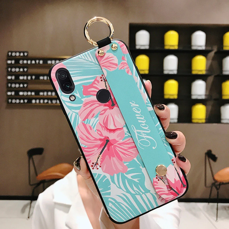 HK3-07WDDuJuanH SoCouple ремешок чехол для телефона Redmi Note 8 Pro 5 5A 6 7Pro 4X K20 Pro Чехол для Xiaomi 8 9 CC9 A3 9 Lite чехол для телефона из ТПУ с принтом держатель чехол - Цвет: HK3-07WDDuJuanH