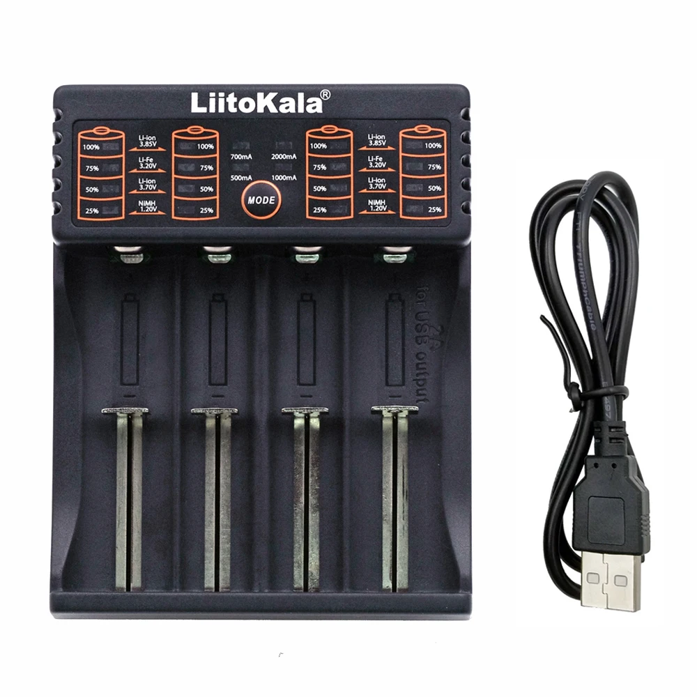 Умное зарядное устройство Liitokala литиевое 18650 1 2 В 3 7 в 85 AA/AAA 26650 10440 14500 16340 25500