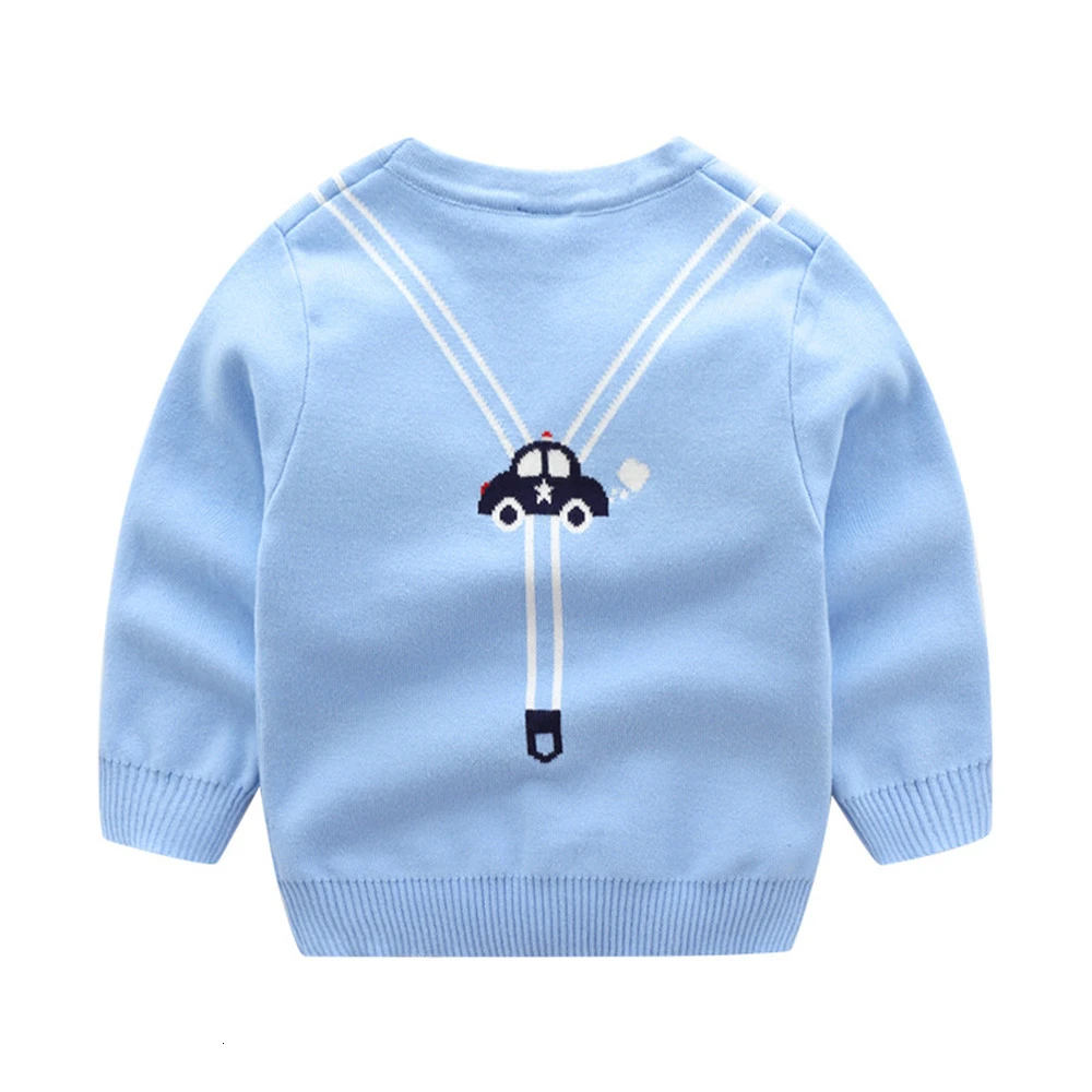 LILIGIRL из хлопка для маленьких девочек свитера мальчиков осень зима свитер двойной