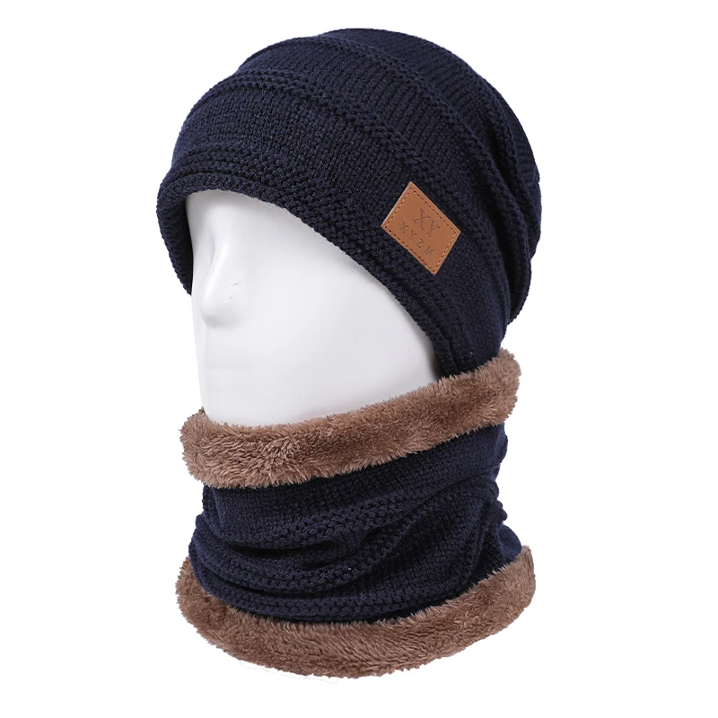 

Зимние Бархатные теплые шерстяные шапки женский нагрудник шапки уличные вязаные шапки с защитой от холода хлопковые шапки