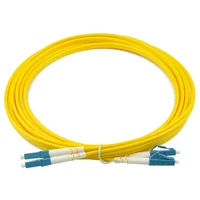 10pcs 5m lc lc upc duplex single mode patch cord optical fiber pigtail jumper ftth fiber optic jumper