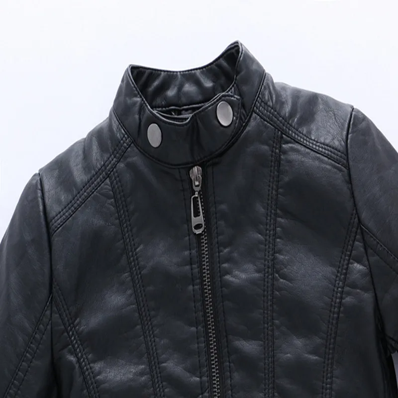 Детская куртка из искусственной кожи Пальто Jaqueta infantil menina Куртка для мальчиков