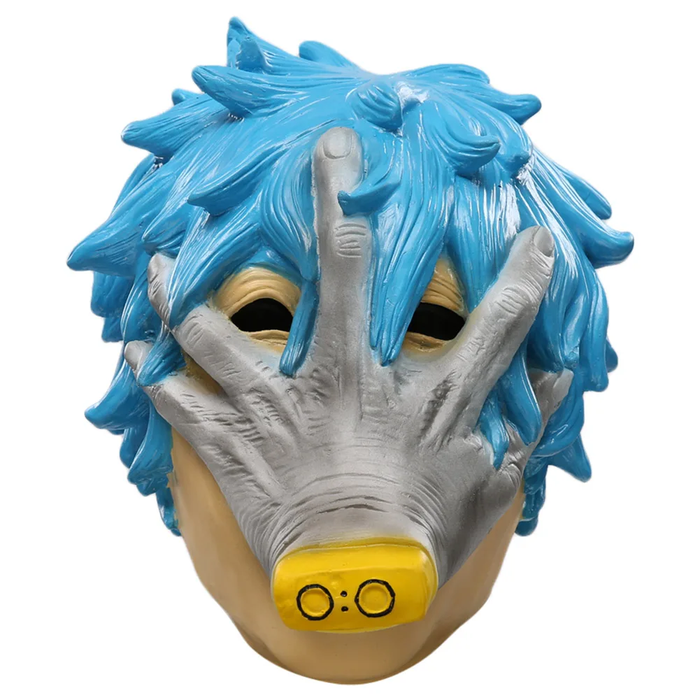 My Hero Academia Shigaraki Tomura Mask Cosplay Latex Masks Helmet Masquerade Halloween Party Costume Props