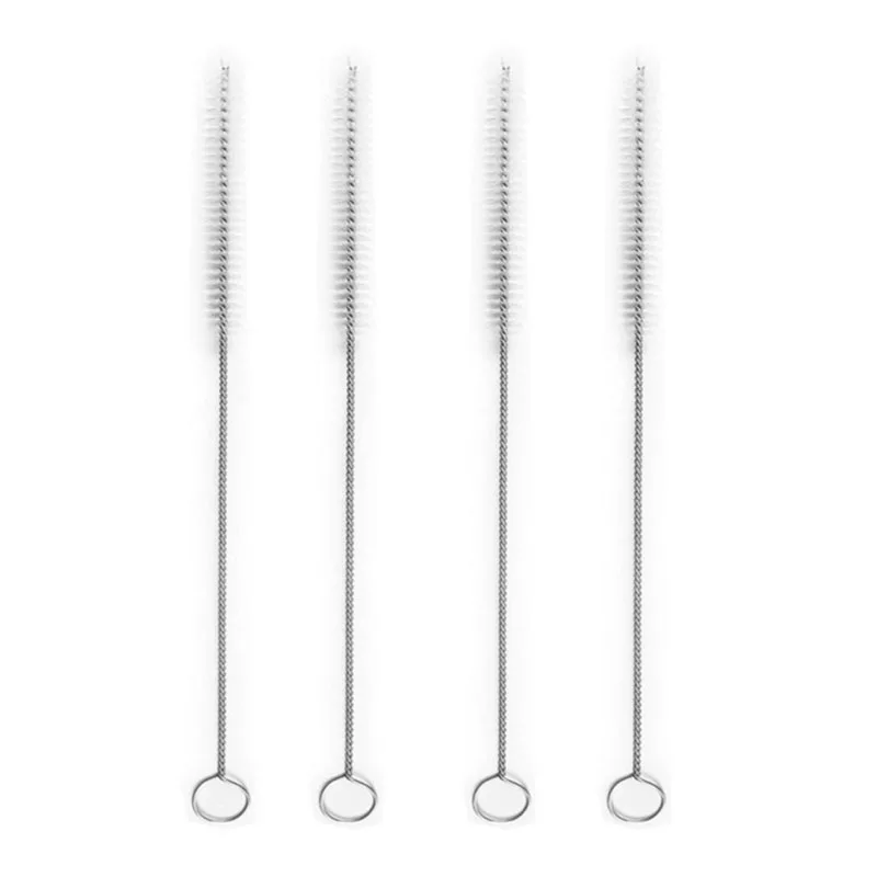 Щетка для очистки из нержавеющей стали детских бутылочек соломенная щетка