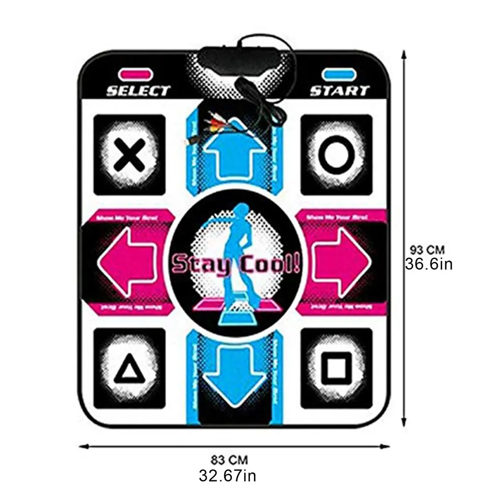 

Dance Pad Dancing Step 11-key Dance Mats Pad Pads Dancer Blanket Equipment Revolution HD Non-Slip Foot Print Mat to PC with USB