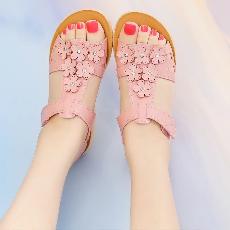 

2021 Sandals Comfort Shoes for Women Soft Summer Heels Suit Female Beige New Low Girls Fashion Black Scandals Back Strap Solid H