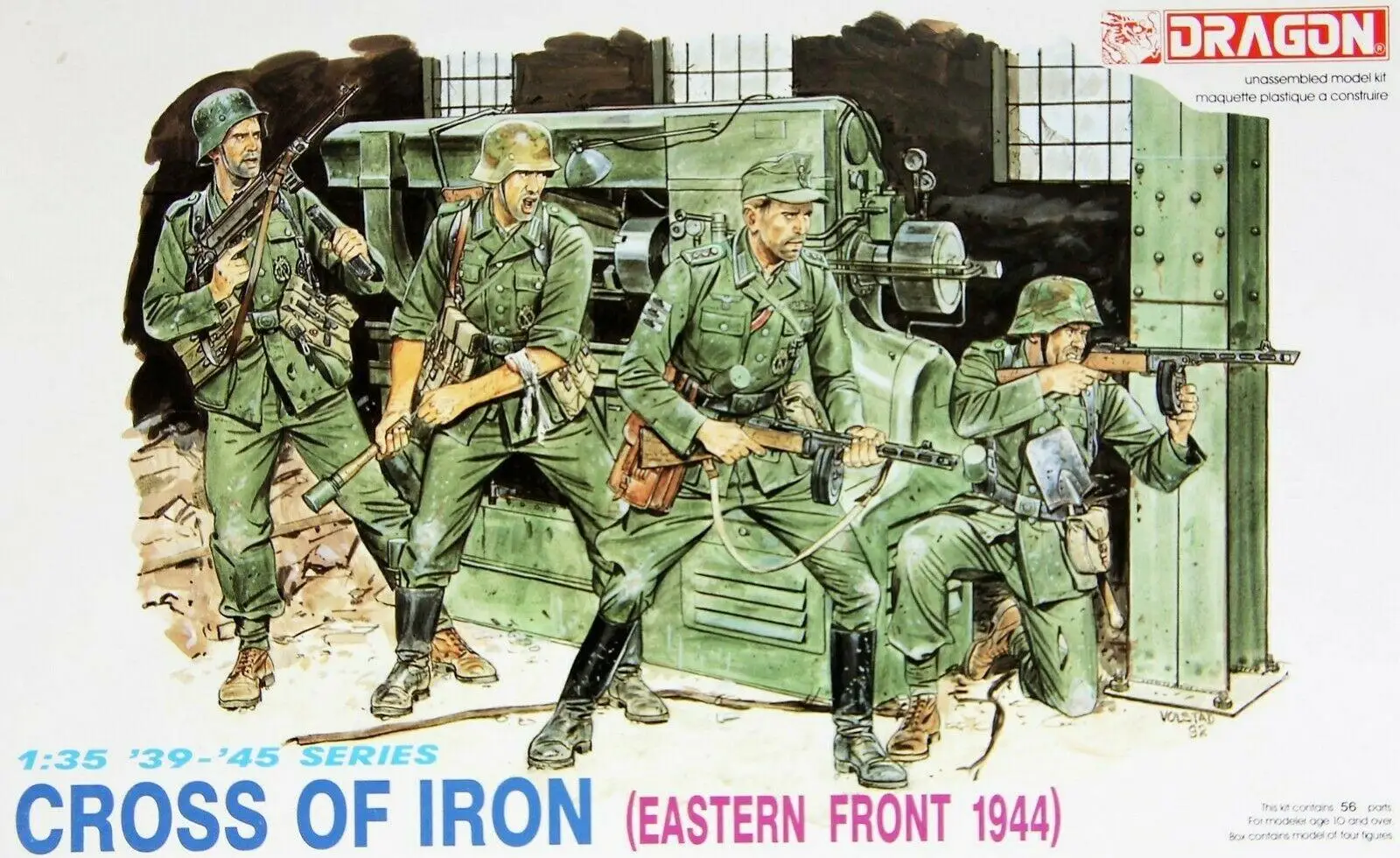 Dragon 6006 1/35 Cross of Iron East Front 1944 (4 фигурки) 2019|Наборы для сборки моделей| |