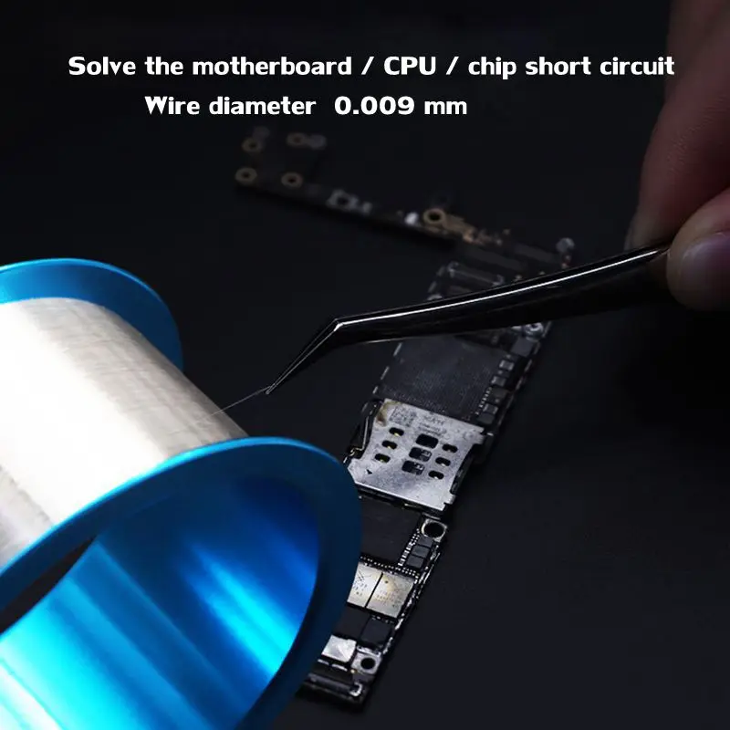 Сверхтонкий серебряный комплект летающей проволоки коврик для процессора