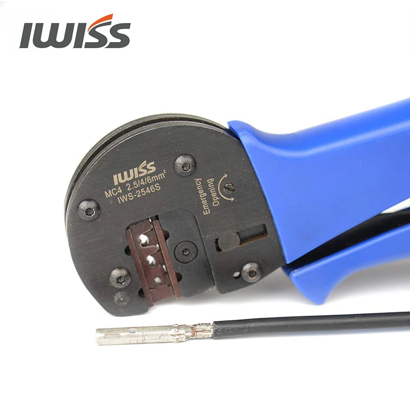IWISS IWS 2546S MC3/4 солнечные обжимные плоскогубцы ручные щипцы инструменты с локатором