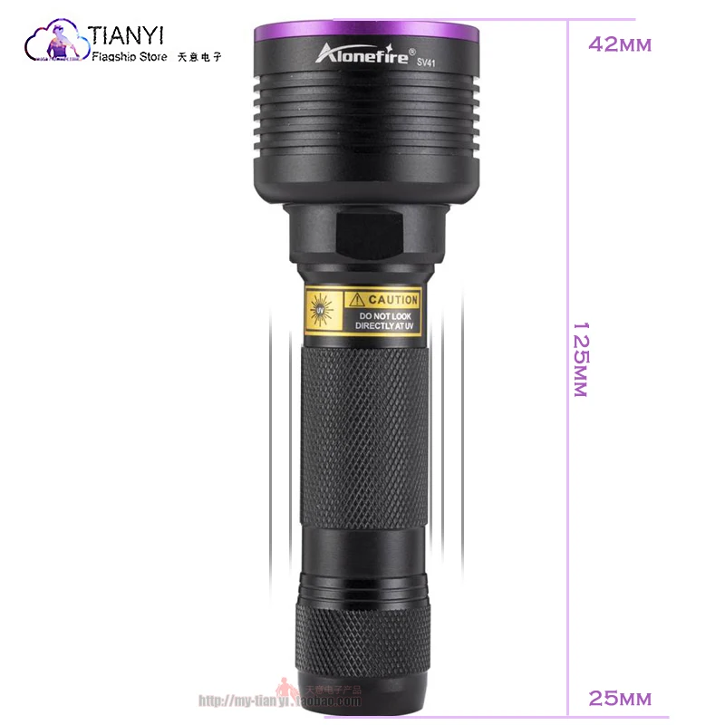 Ультра-сильный фиолетовый свет Идентификация деньги проверить 365/395NM