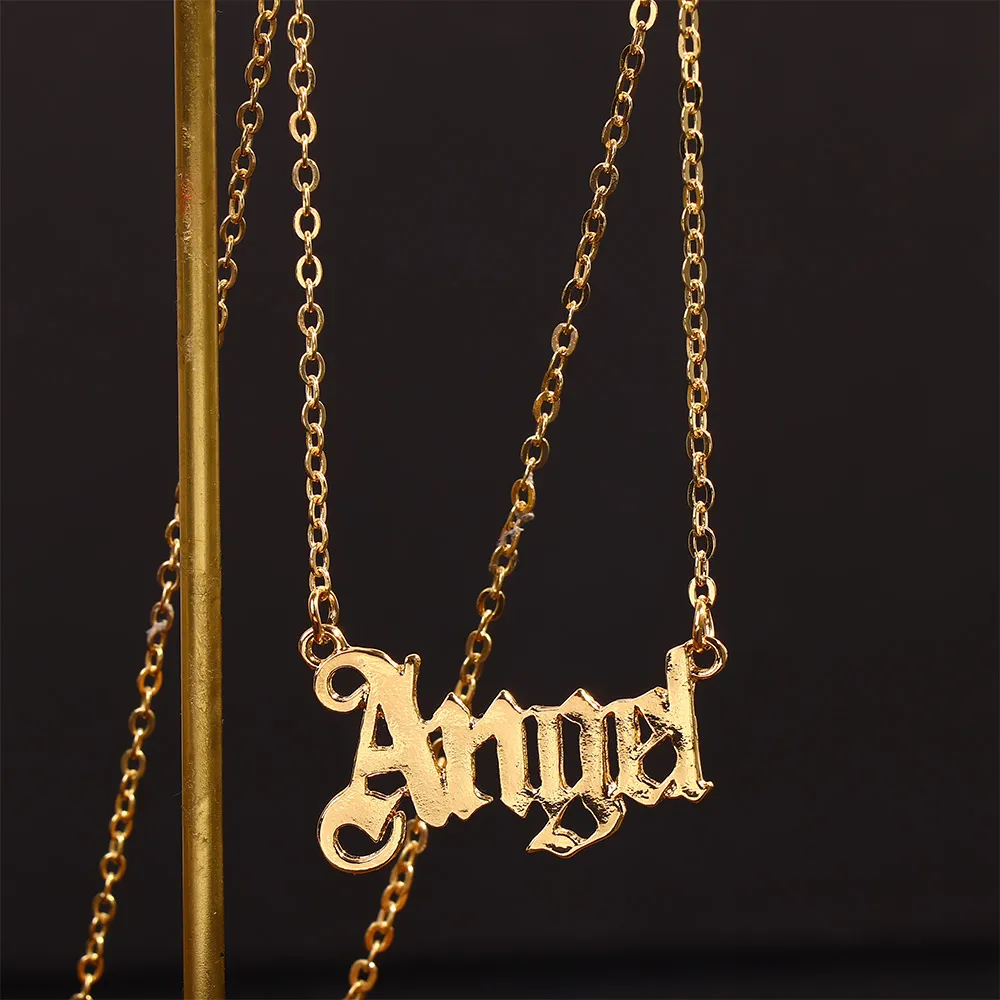 Ожерелье с буквами из нержавеющей стали 1 шт. | Украшения и аксессуары