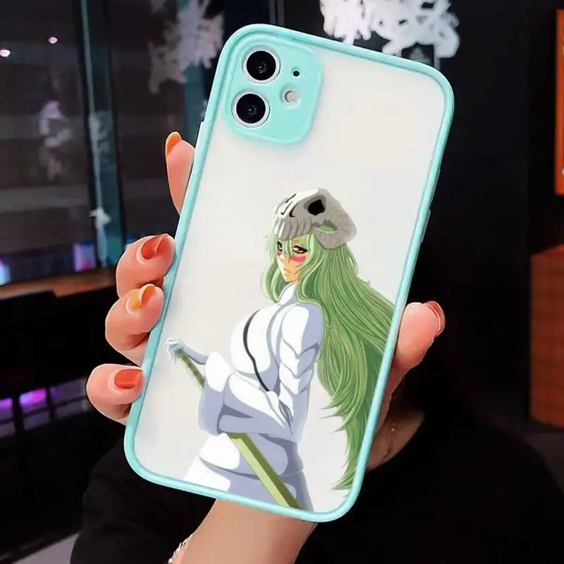 

Japan anime nelliel bleach Phone Cases matte transparent For iphone 7 8 11 12 plus mini x xs xr pro max cover