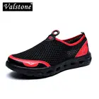 Valstone 2021 Новая мужская и женская обувь из сетчатого материала; Летние дышащие легкие открытые туфли для мужчин на плоской подошве Слип-он, размера плюс повседневная обувь для влюбленных; Лоферы для женщин