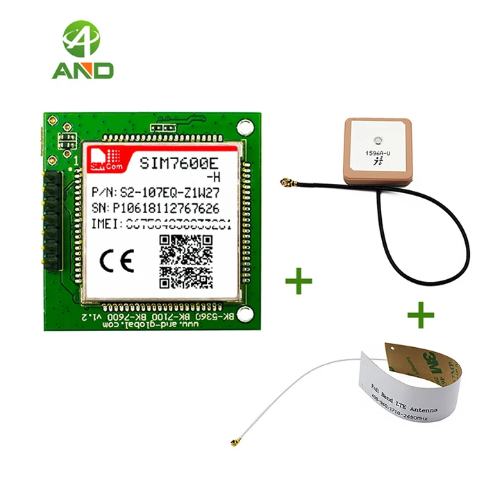 Плата модуля LTE CAT4 SIM7600E-H, 4G LTE cat 4 коммутационная плата, SIM7600E-H основная плата 1 шт - Цвет: With GPS FPC-4G