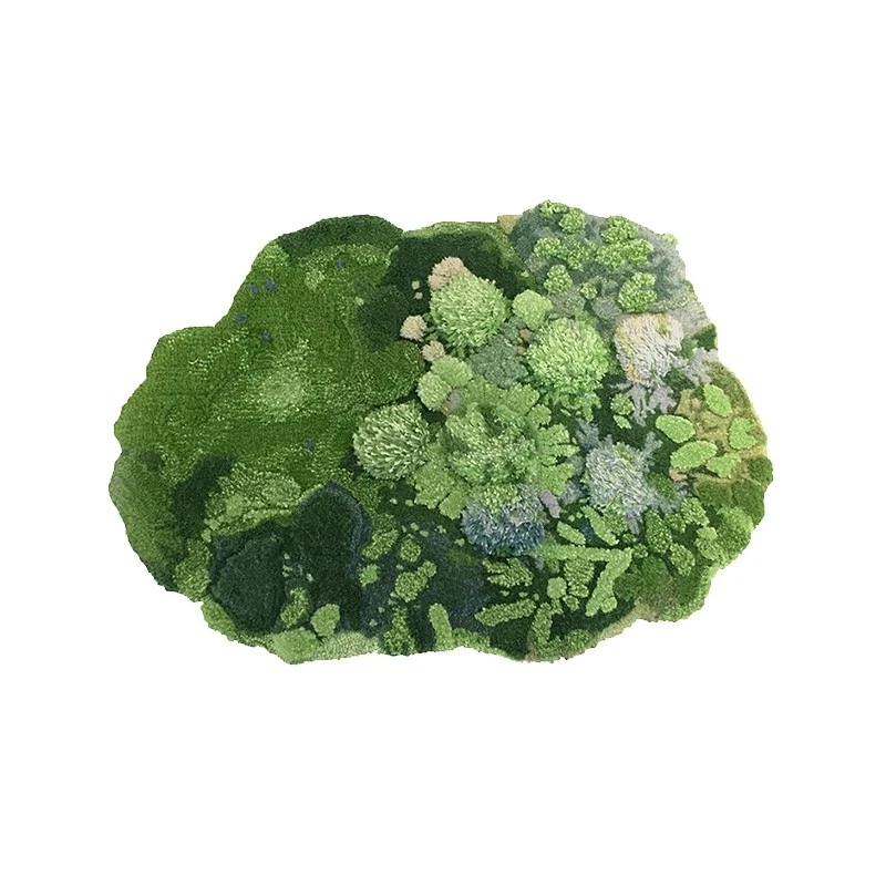 3D маленький сад ручной работы смешивание шерсти ковер украшение в пасторальном