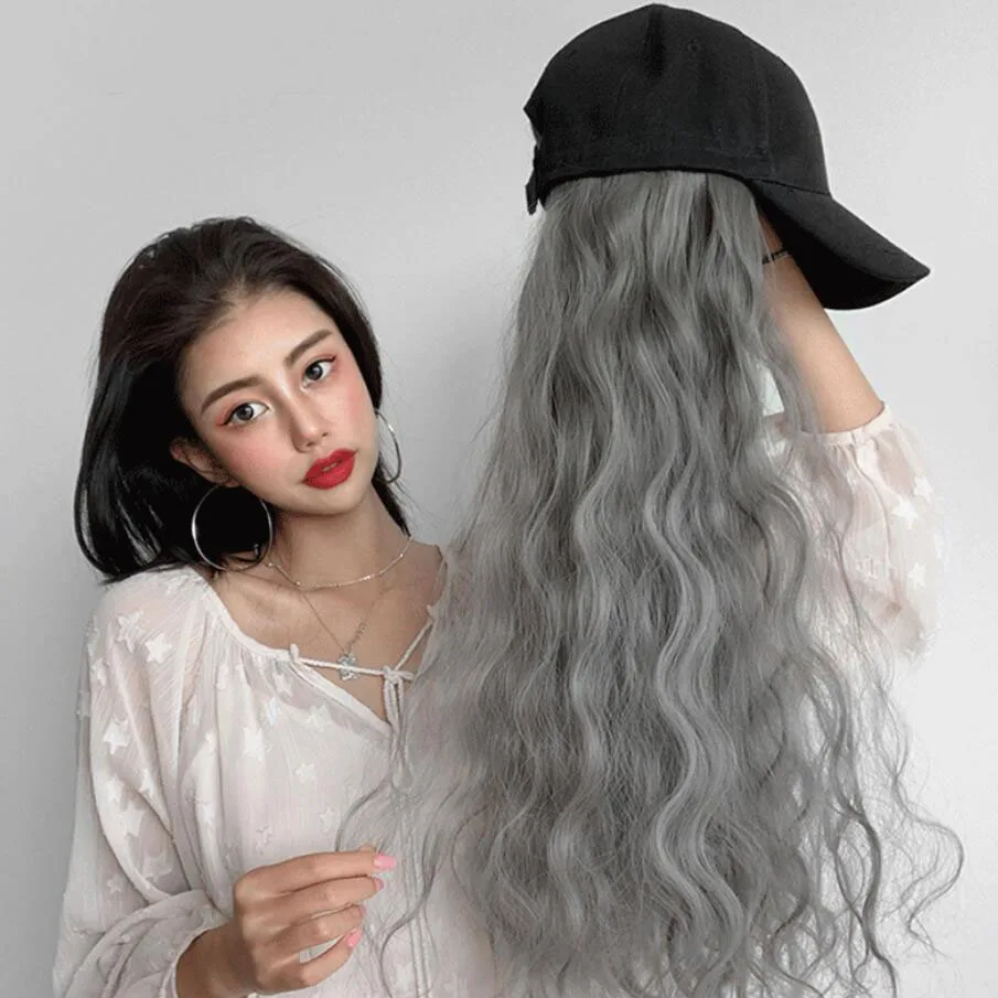 Косплей мультфильма как головной убор шляпа длинные вьющиеся волосы с кукурузой