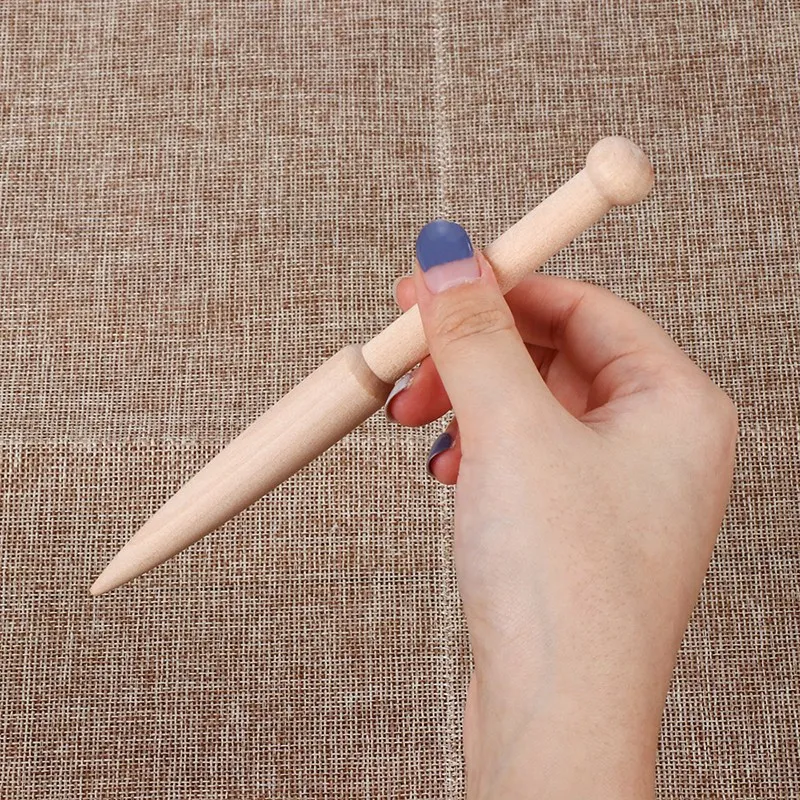 New-2Pc Diy инструмент для плетения деревянный тканый свитер шарф гобелен шпулька