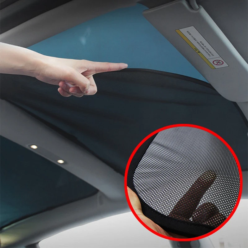 Для Tesla Model 3 автомобильный солнцезащитный козырек искусственное стекло шторка