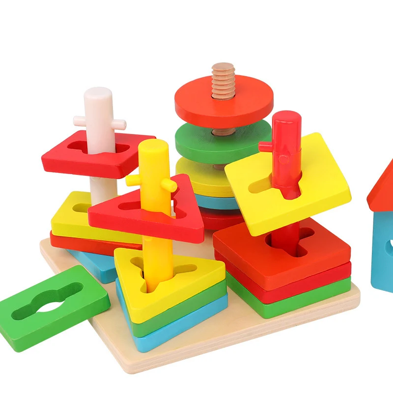 Деревянная сочетающаяся в четыре колонки набор на водной основе экологически