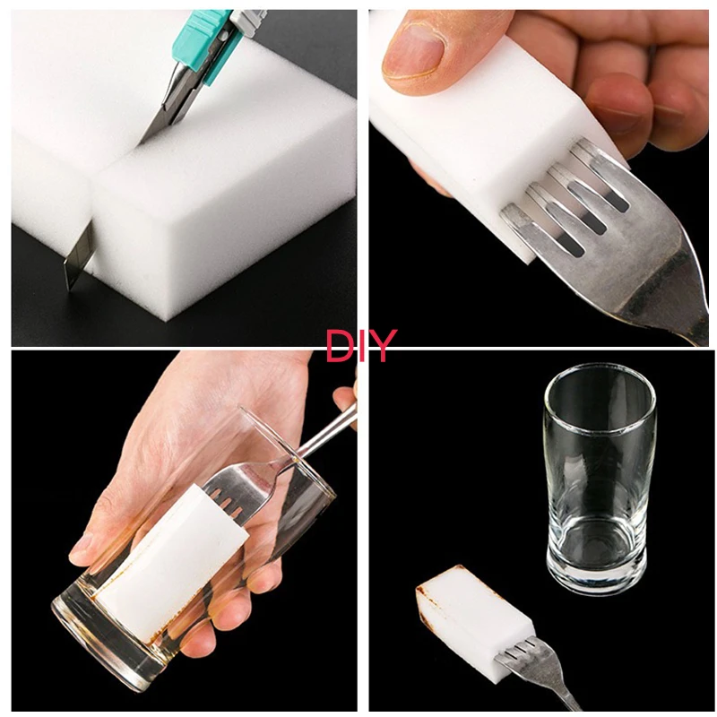 25pcs Cleaning Sponges Melamine Foam Sponge Magic Eraser Cleaner for Kitchen Office Bathroom Dropship |