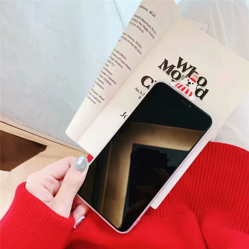 Милые чехлы с рождественским оленем и снеговиком для iphone XS Max X XR чехол телефона 7 8