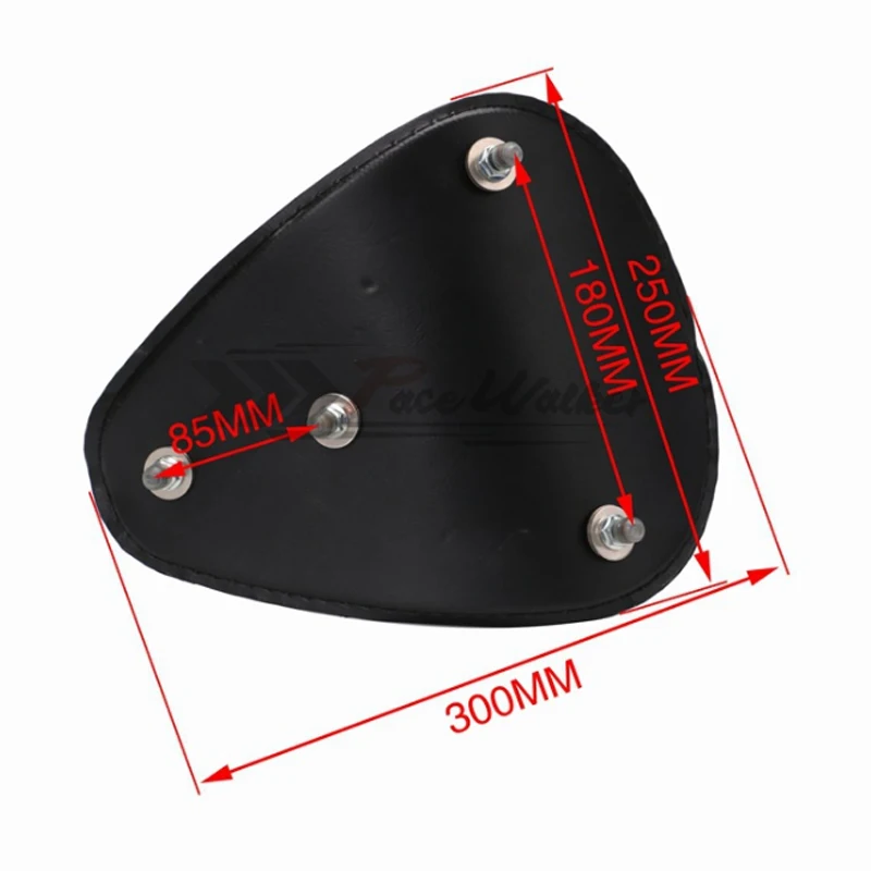 Новые аксессуары для мотоциклов коричневое кожаное рельефное сиденье водителя с