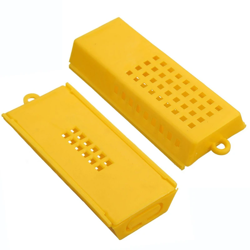 

Extended Queen Bee Butler Cage Catcher Trap Case Plastic Beekeeping Tool 10pcs