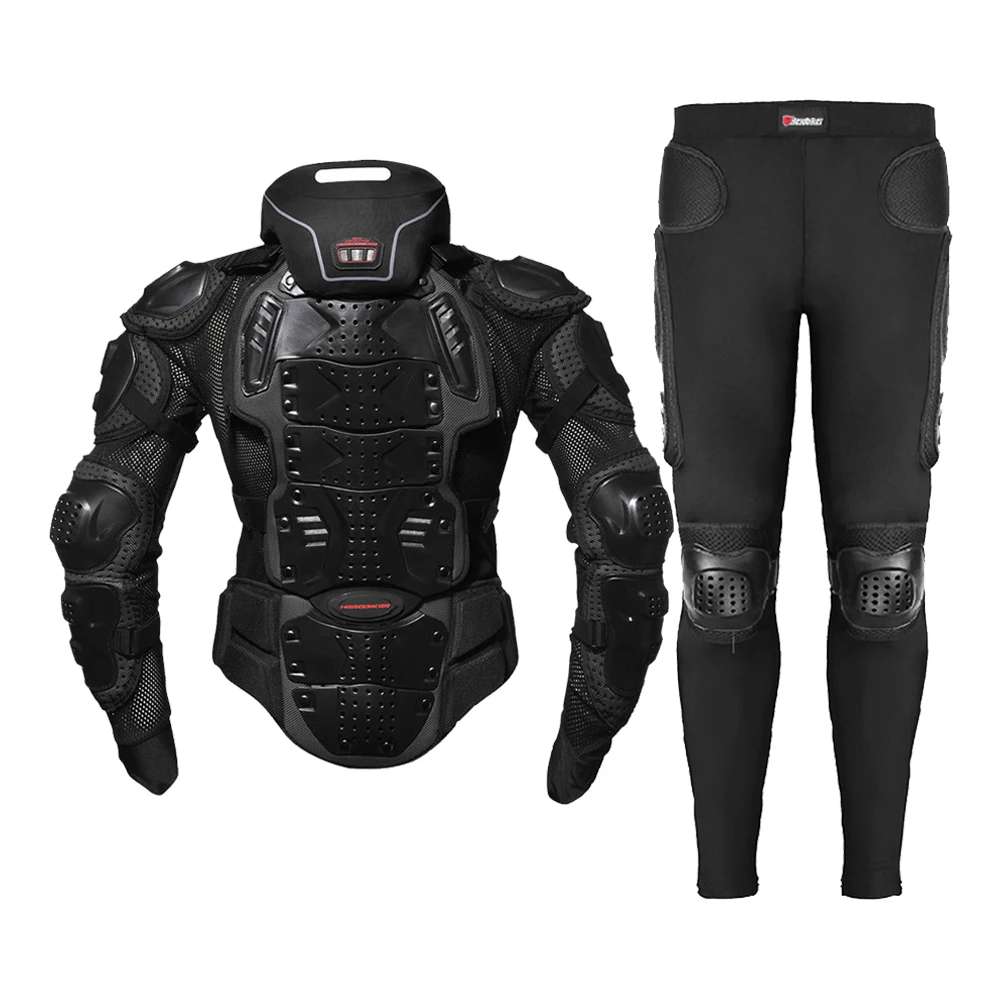 

HEROBIKER Motorcycle Jacket+Pants Moto Motocross Racing Motorcycle Body Armor Protective Gear Moto Guard Protective Equiment