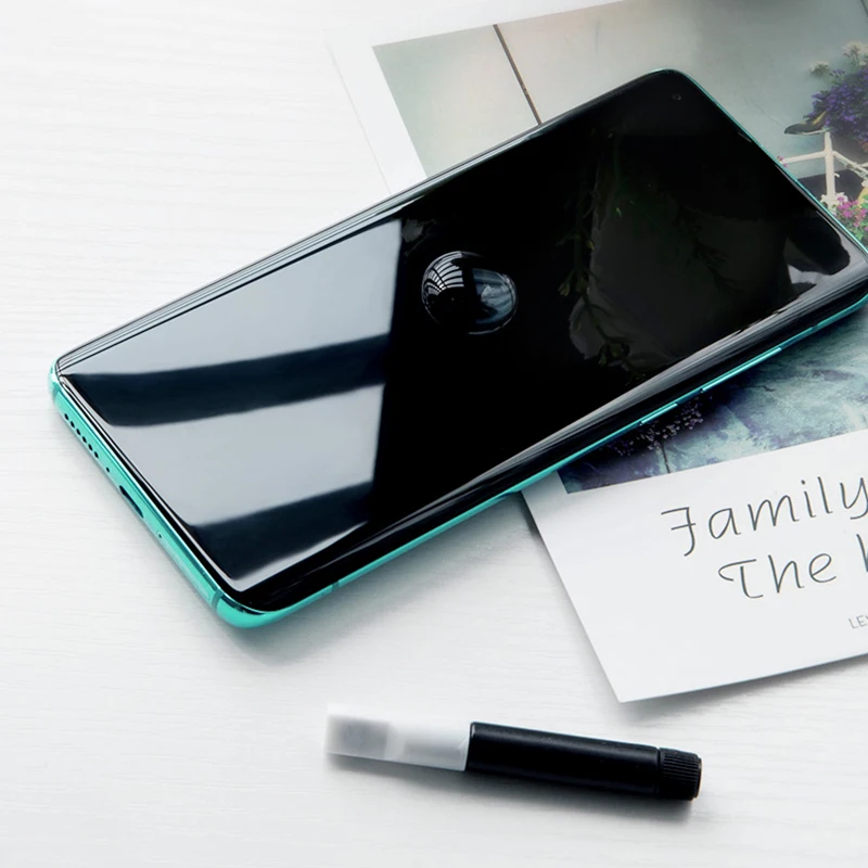 Нано-жидкое УФ-стекло для OnePlus 7 7T 8 Pro закаленное стекло Защита экрана полное