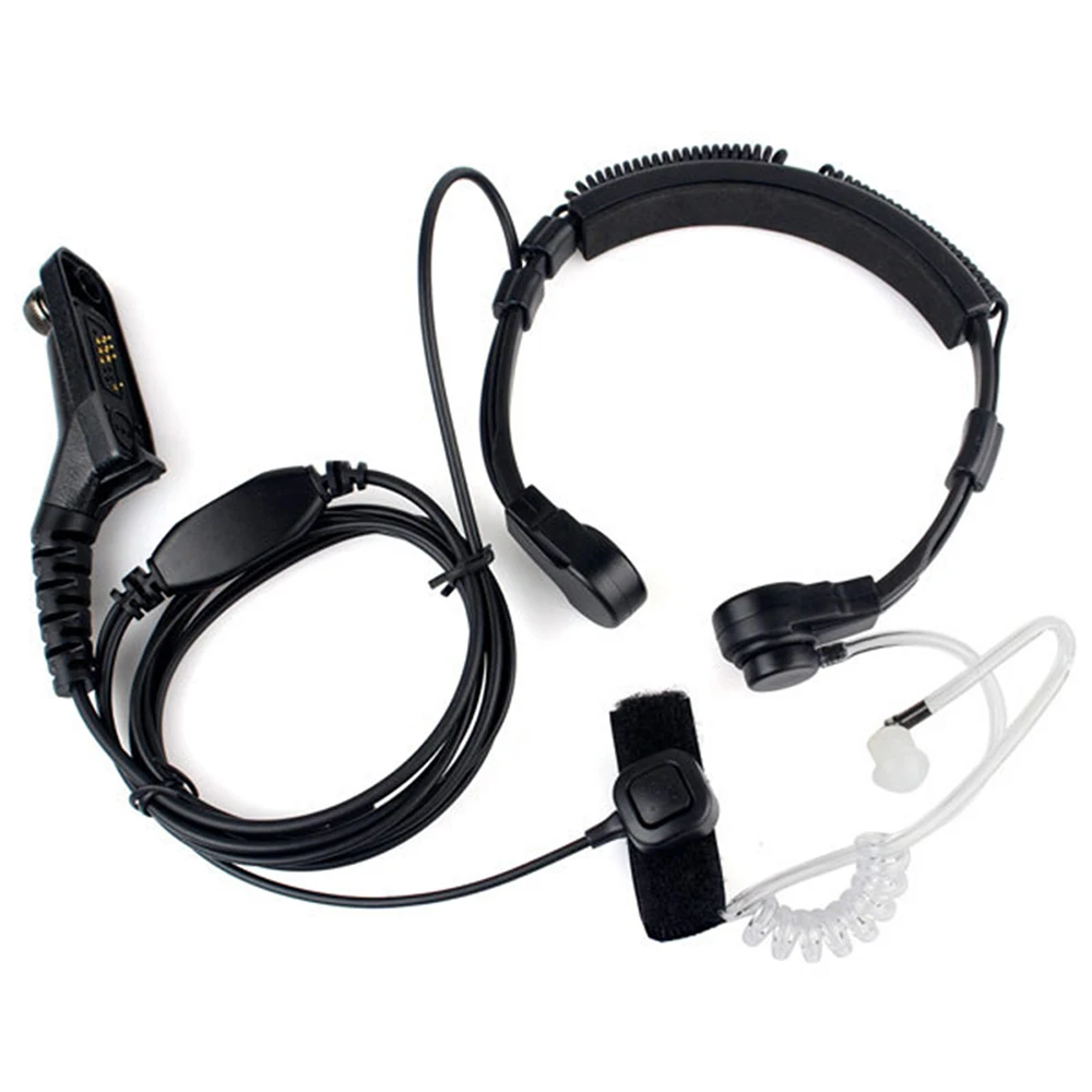 

Finger PTT Throat MIC Covert Acoustic Tube Earpiece Headset for Motorola XIR P8268 P8260 P8200 XPR6550 XPR6300 DP3400 DP3600