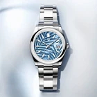 Новинка 2021, 39 мм, PAGANI DESIGN, мужские механические наручные часы с пальмовым листьем, мужские водонепроницаемые часы с сапфировым зеркалом NH35A 20 бар