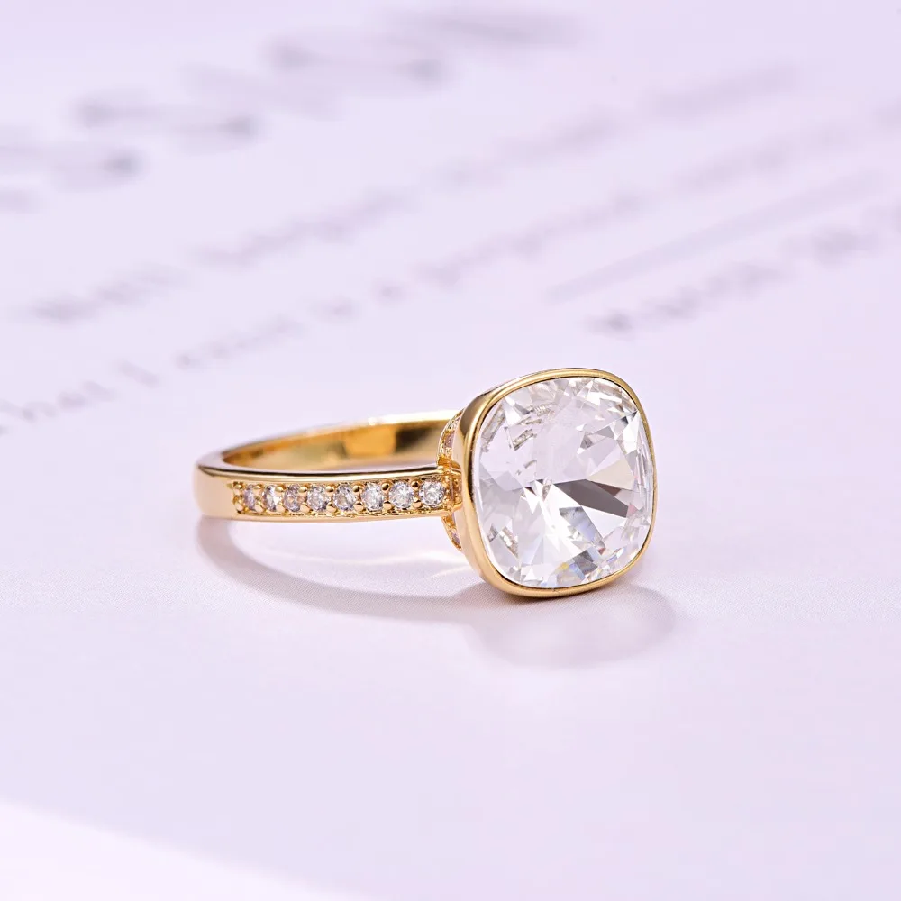 Роскошные кольца Malanda с кристаллами SWAROVSKI для женщин, Новые Модные Элегантные кольца для свадебной вечеринки, ювелирные аксессуары, подарок для мамы и девочки