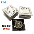 Презервативы MIO 100 шт.лот, ультратонкие спиральные Презервативы с гладкой поверхностью, лубрикант для взрослых, товары для секс-шопа, презервативы для мужчин, оптовая продажа