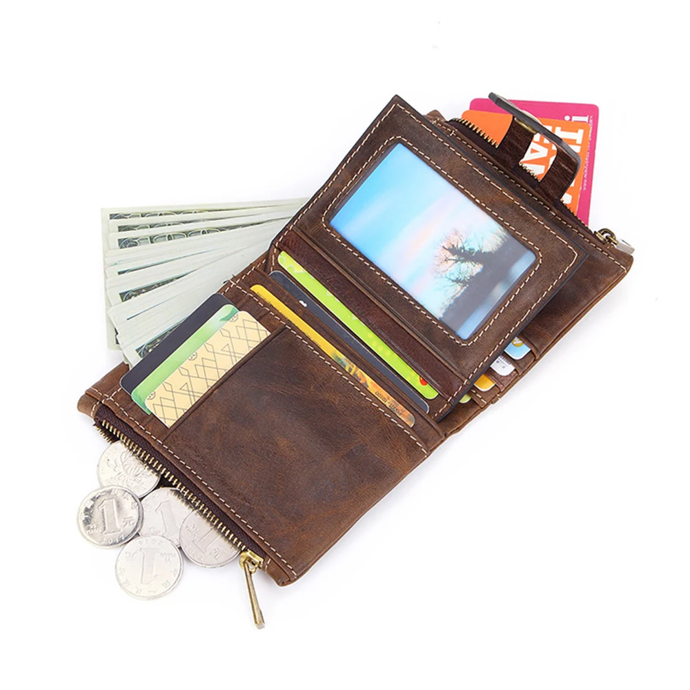 

Fashion Wallet Men Luxury Female Card Mini Wallets Zipper Coin Purses