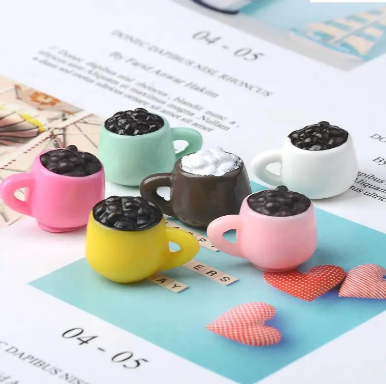 Оптовая продажа 3D кавайная кухонная комната еда чашка для кукол сделай сам