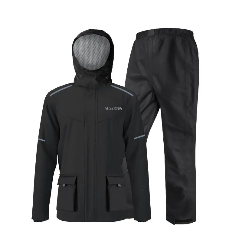 

Waterproof Outdoor Raincoat Jacket Men Portable Camping Motorcycle Impermeable Raincoat Gadgets Hoodie Regenjas Rain Gear BY50YY