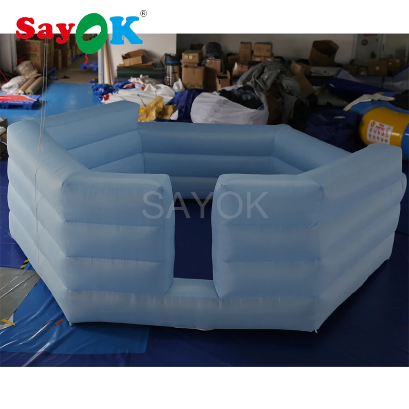 Sayok 4,6 м(15 футов) надувной шар Gaga яма Gagaball площадка с электрическим воздуходувкой для наружной/внутренней семейной школы деятельности