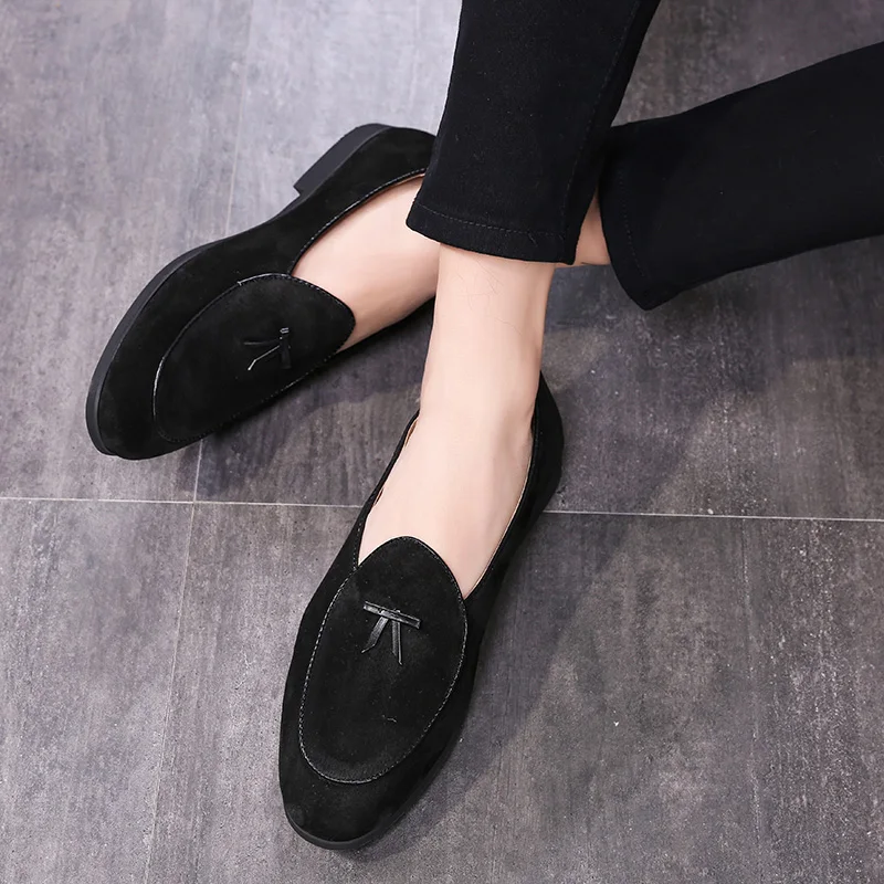 37-48 loafers men luxury fashion classic Brand Plus Size Breathable elegant Comfortable casual shoes #203 | Обувь