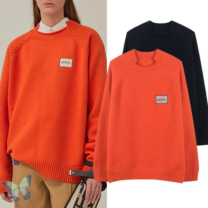 

Red Ader Error Sweaters Simple Style Men Women Adererror Pullovers Postal Tag