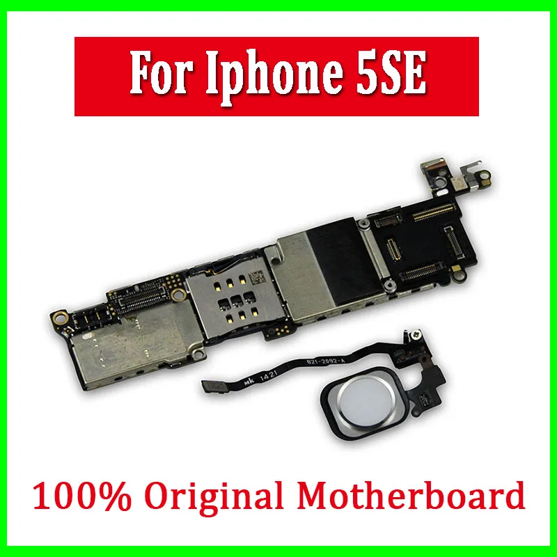Материнская плата для iPhone SE разблокированная материнская с сенсорным